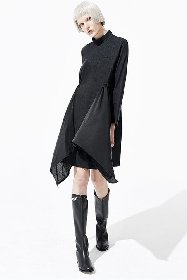2018AW 1483101041.00008 ハイネックダーツミニOPの画像1枚目