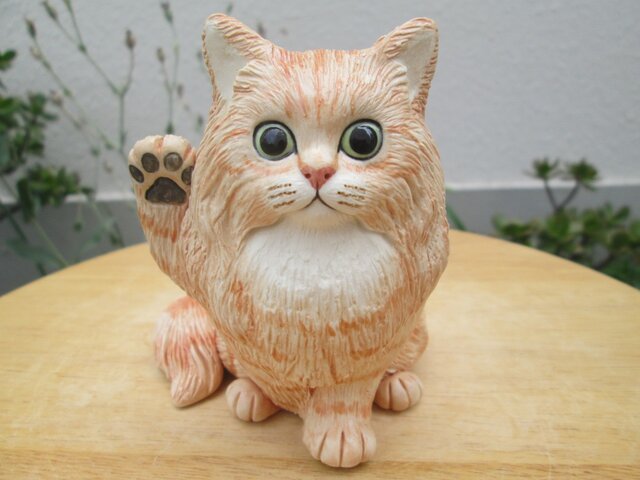金運アップ☆招き猫(長毛種)③ | iichi 日々の暮らしを心地よくする