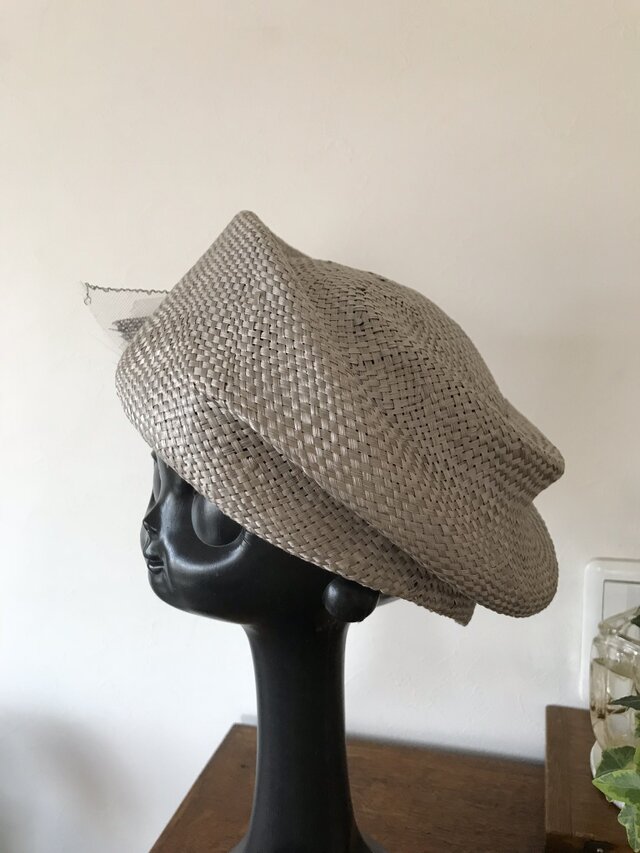 夏ベレー シルバーグレー色の画像1枚目