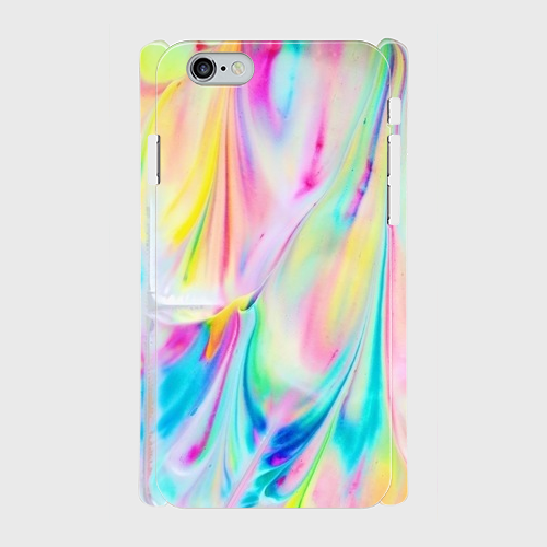アートペイント「クリームマーブル」 iphone 5/5s/6/6s/SE/7/8専用 ハードケース の画像1枚目