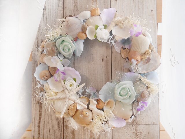 シェルリース | iichi 日々の暮らしを心地よくするハンドメイドや