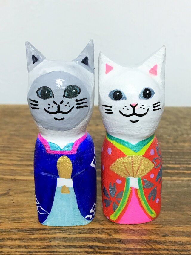 猫雛人形 の画像1枚目