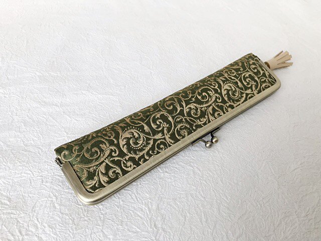 金唐草 扇子入れの画像1枚目