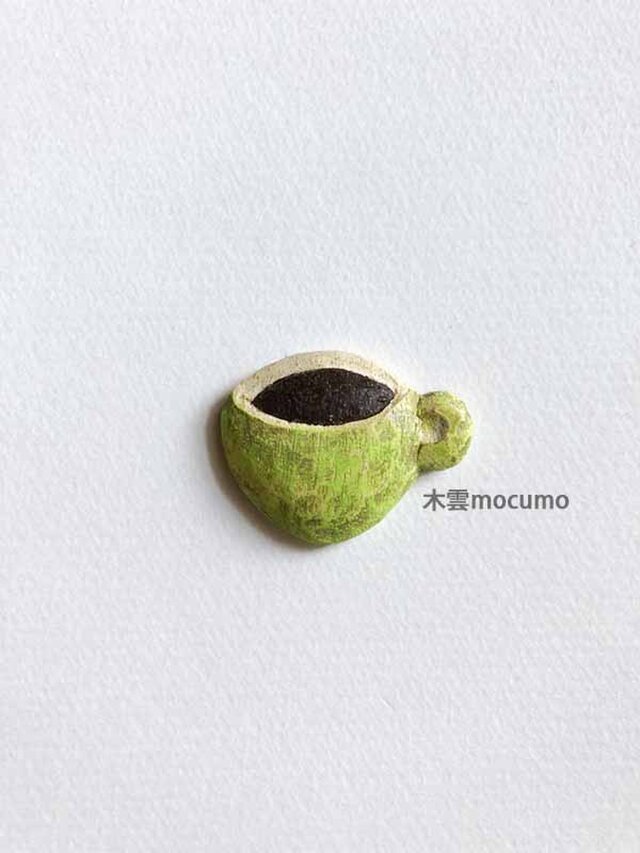 クスノキのブローチ *コーヒー* の画像1枚目