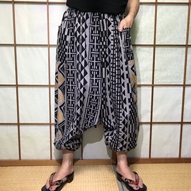 サルエルパンツ de 浴衣 炎暑の画像1枚目