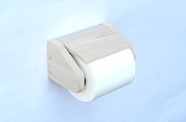 木製トイレットペーパーホルダー Ver.10(ナチュラル)の画像1枚目