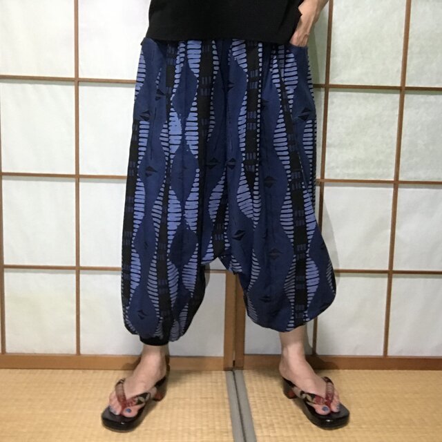 サルエルパンツ de 浴衣 夏の海の画像1枚目