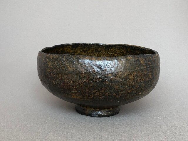 黒たわみ平鉢の画像1枚目