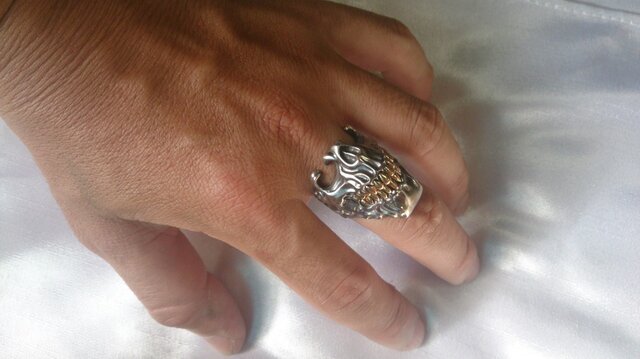 メッキ スカル 磁器 楽天市場】QUETZAL(ケツァール)スカル リング メンズ レディース