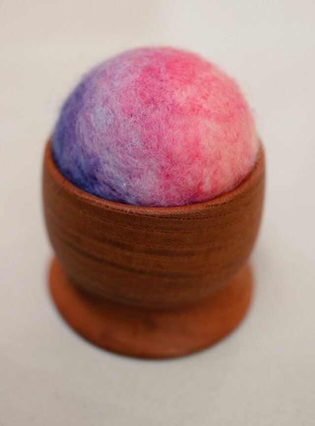 wood&wool 針刺し「夕焼け」の画像1枚目