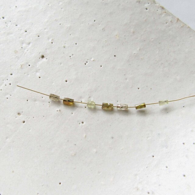 ナチュラル☆ダイヤモンドビーズ チューブ 0.53ct TD-04の画像1枚目