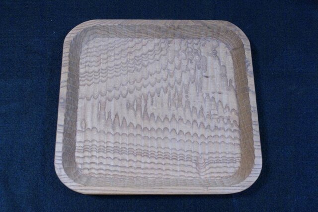 欅盆・我谷盆 230mm×245mm×25mm № T1744の画像1枚目
