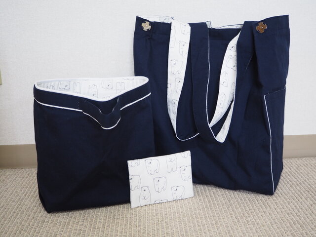 【SALE】トートセット(大きめたて型) ⒓の画像1枚目