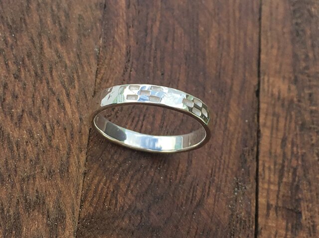 ミンサー打ち出しリング-単品購入-の画像1枚目
