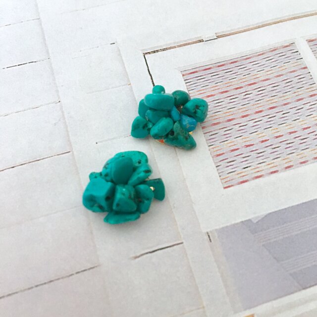ターコイズピアスの画像1枚目
