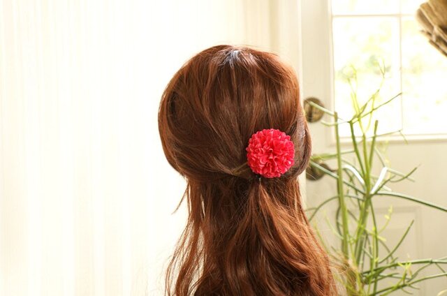 ピンクマムのヘアアクセの画像1枚目