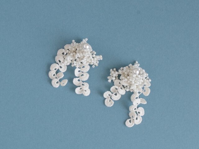 もじゃ菜のピアス 3wayの画像1枚目