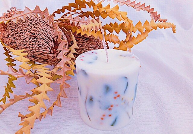 soycandle*ボタニカルキャンドル*アロマキャンドル*100％ソイワックス