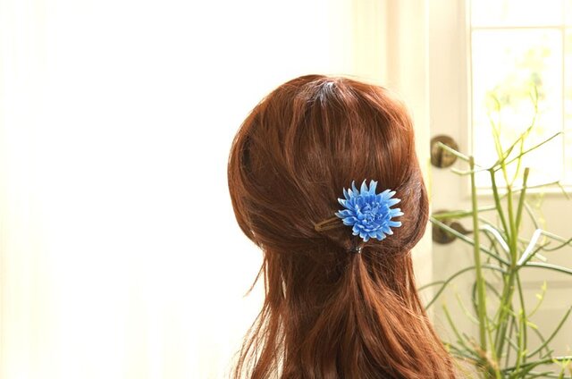 ブルーマムのヘアアクセの画像1枚目