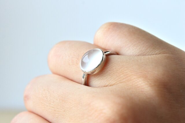 pure ring (ホワイトムーンストーン)の画像1枚目
