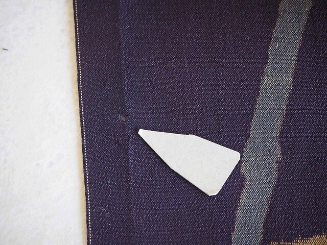 07051 人形の着物　古布　紋縮緬　12号 07051 人形の着物 古布 紋縮緬 12号