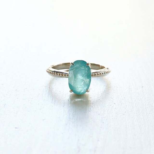 Grandidierite Milgrain Ringの画像1枚目