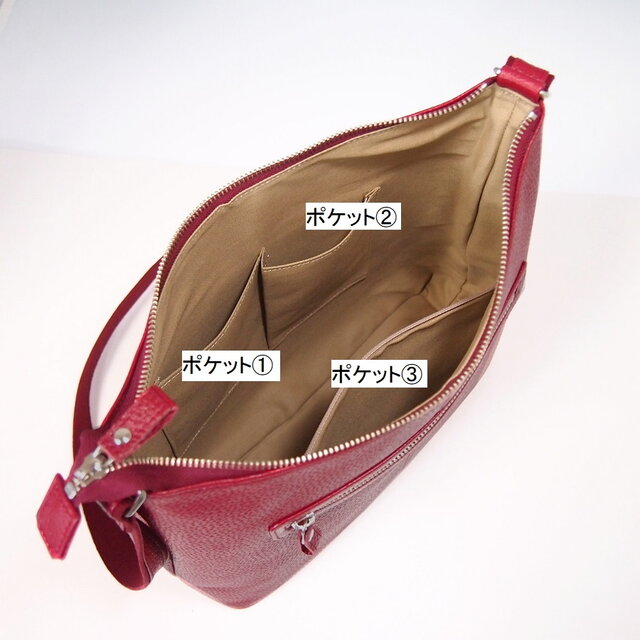 H4超美品　日本製JRAタグ　本革クロコダイル　ショルダーバッグ　肩掛けバッグ