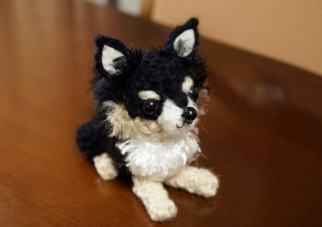チワワのあみぐるみ(現品)の画像1枚目