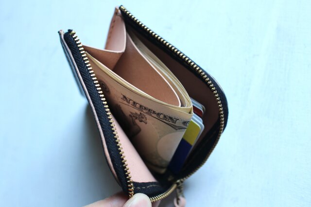 受注生産品 L字ファスナー小さい財布 栃木ヌメ Iichi ハンドメイド クラフト作品 手仕事品の通販 受注生産品 L字ファスナー小さい財布 栃木ヌメ Iichi ハンドメイド クラフト作品 手仕事品の通販