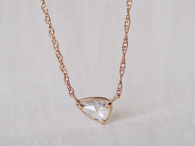 Reflection Drop Diamond Necklaceの画像1枚目