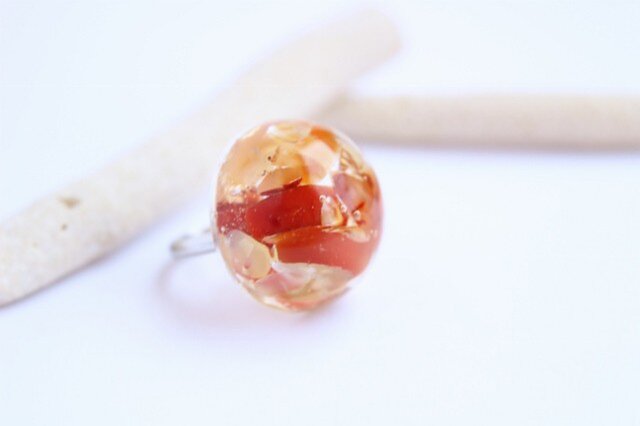 Mixカーネリアンの塊 Ring の画像1枚目