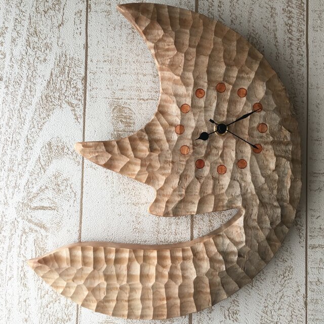 売約済みmoon wall clock mapleの画像1枚目