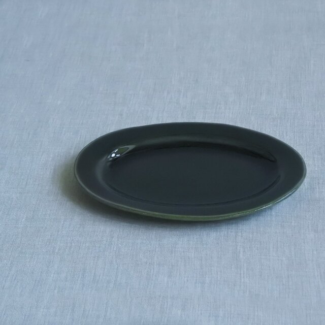 オーバル皿 S 呉州釉の画像1枚目