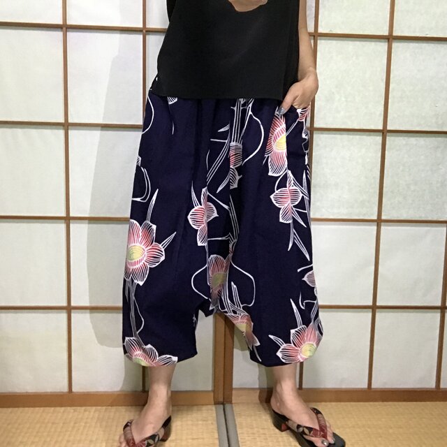 サルエルパンツ de 浴衣 夏の夜の画像1枚目