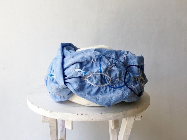 "maruhane-embroidery" |TURBAN c/#SKYBLUE coolmax®の画像1枚目