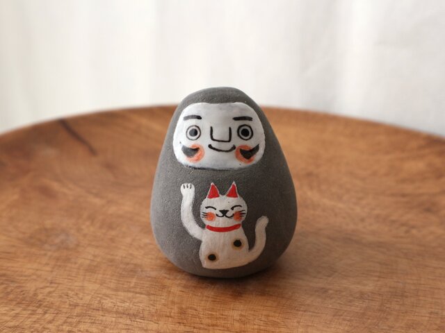 Yosi ペンギンだるま　絵　原画　置き物 it-634f816e75905-1200.jpg