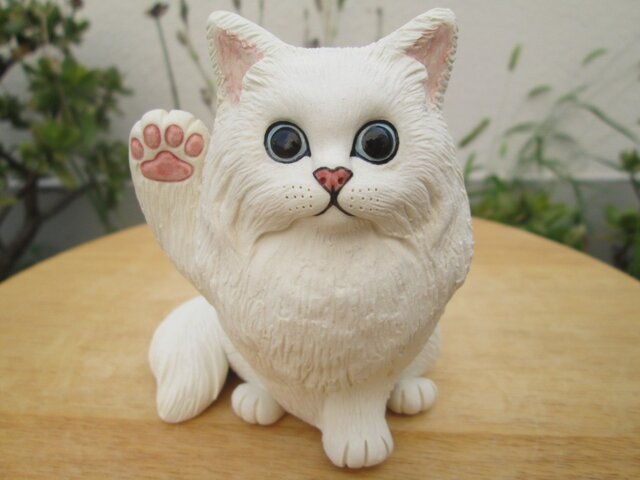 金運アップ☆招き猫(長毛種)② | iichi 日々の暮らしを心地よくする