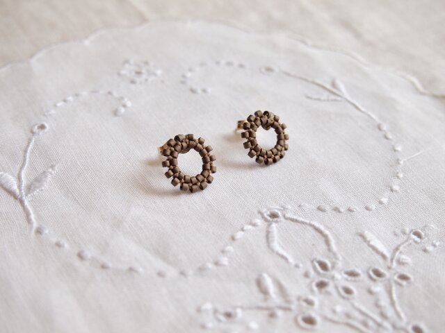 タティングレース cercle (セルクル) light brown 受注制作の画像1枚目