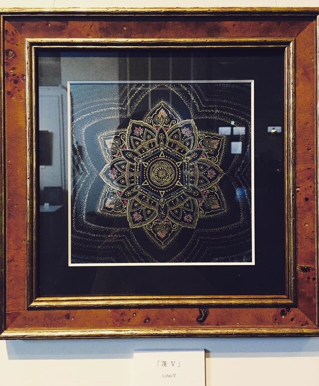 曼荼羅アート原画「Lotus 2016」の画像1枚目