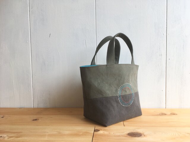 【受注製作】秋色の小さな鞄の画像1枚目