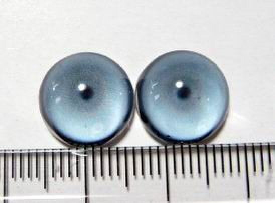 にゃんこのおめめ○半球グラスアイ○猫目○12mm○12570の画像1枚目