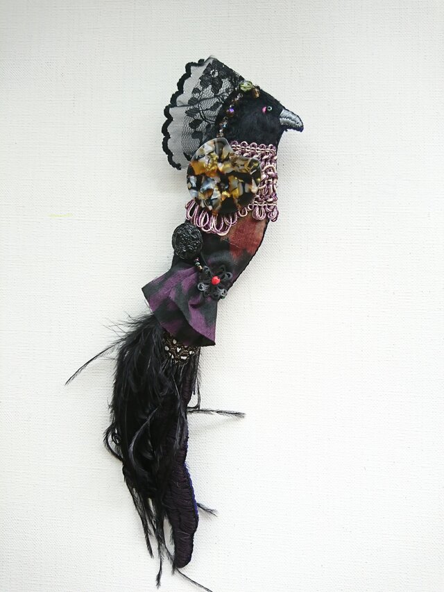 IRODORI AZ brooch(コクホウジャク)の画像1枚目