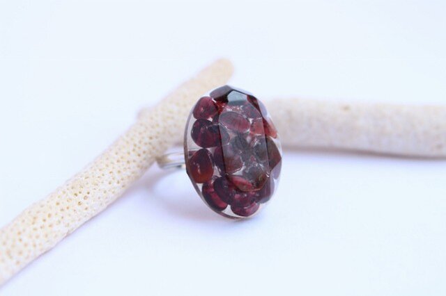 ガーネットの塊 Ring の画像1枚目