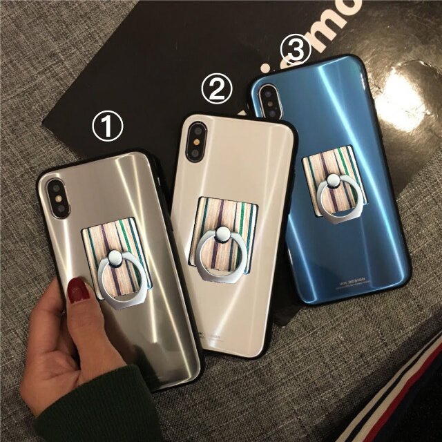 送料無料 オリジナルバンカーリング iPhoneケース iPhone8/7/ 7+/8+/Xの画像1枚目