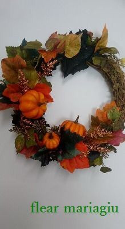 光触媒加工の美しいハロウィンリース Happy Halloweenの画像1枚目