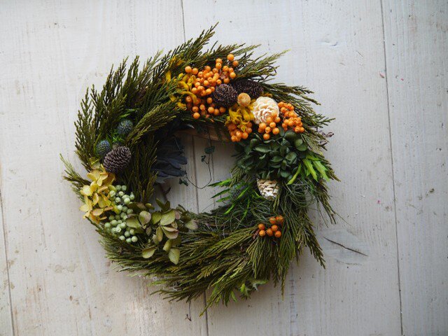 専用＊Halloween＊キラキラクリーミー 大きなフェイクリース 専用