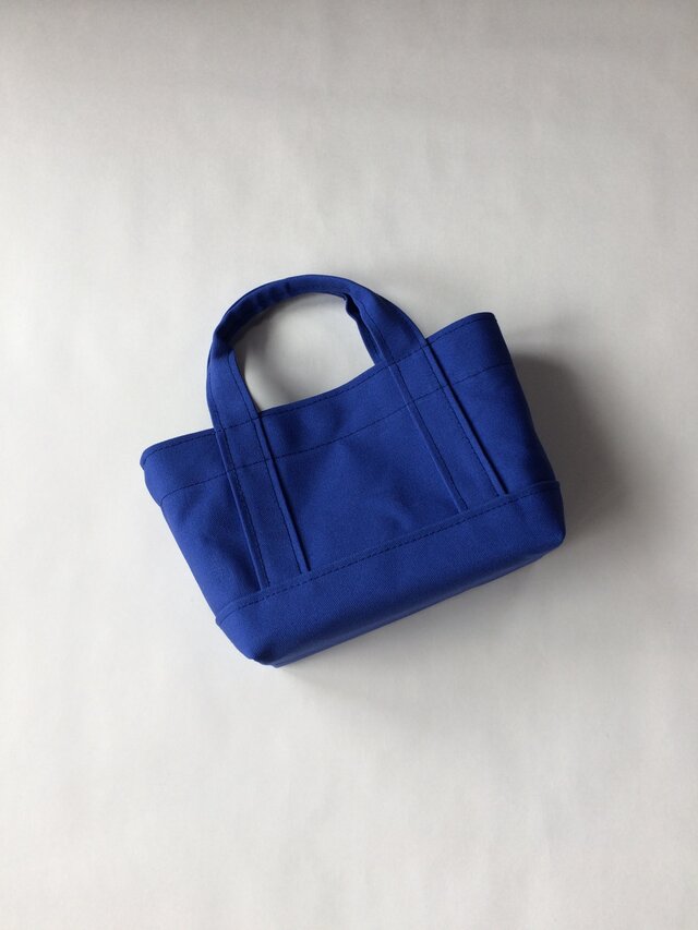トートバッグ ( S size ) 「 ALL ~type II~ 」( ロイヤルブルー×ナスコン )の画像1枚目