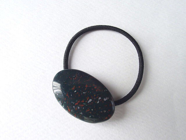 【sale】ブラッドストーン ヘアアクセサリー(A)の画像1枚目