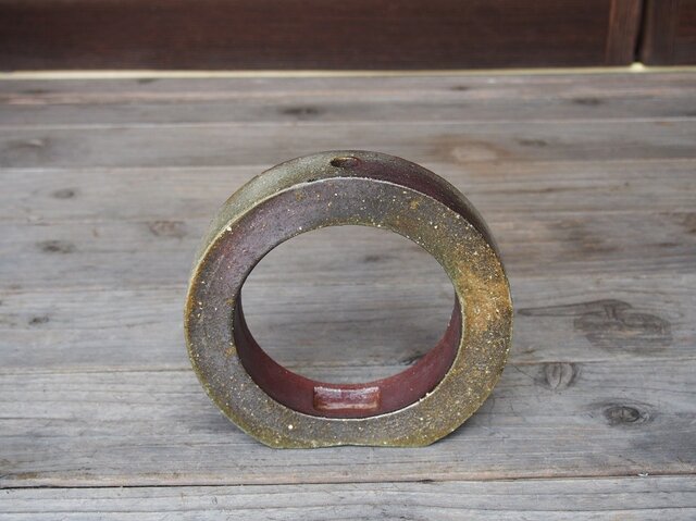 備前 一輪挿し(14.5cm) h2-073の画像1枚目