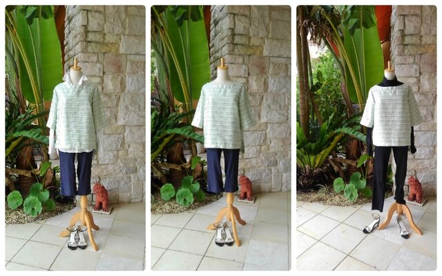 【春夏秋冬】(L)フォーシーズンズ トップス four seasons tops ⇒ 着まわして一年中着れます【オーダー品】の画像1枚目